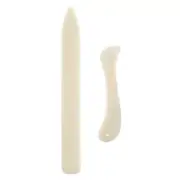 2PCS/Set White Bone Folder Paper Creaser Tool Scoring Folding Creasing AOS BX