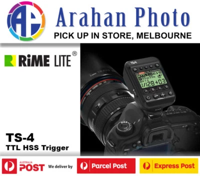 RimeLite TS-4 2.4Ghz TTL HSS Trigger for i-4 TTL Flash- Nikon