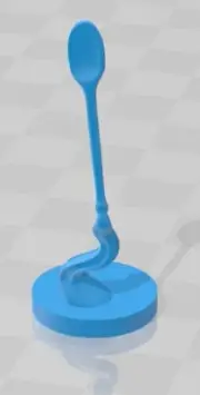 Floating Spoon Mini - DND - Pathfinder - Dungeons & Dragons - RPG - Tabletop - m