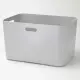 【NITORI 宜得利家居】收納盒 標準型 寬高型 SOFT N INBOX LGY 收納籃 收納盒 整理盒