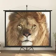 Projection Screen 254 cm 4:3, Premium Matte White Surface Fabric, Iron Housing, 160° Viewing Angle | Perfect for Classroom, Home Theatre, Meetings | 100" Diagonal