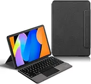 Jarttarn Keyboard Case Touch Compatible with Lenovo Xiaoxin Pad 11 11-inch 2025 (TB335FC), Keyboard with Any-Angle Kickstand & Leather Cover with Magnetic Buckle