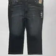 LEVIS 559 RELAXED STRAIGHT STRETCH DARK WASH DENIM JEANS MEN SIZE 54X28