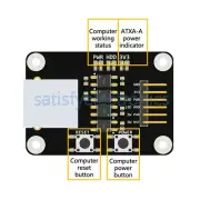 ATX Adapter Board for PiKVM and BliKVM "KVM over IP" Raspberry Pi HDMI CSI