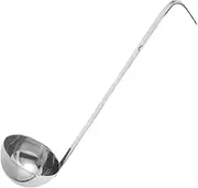 PRETYZOOM Soup Ladle with Hook Handle Ergonomic Design for Easy Serving Reusable Kitchen Utensil for Soup Gravy for Dinner Parties and Everyday Use