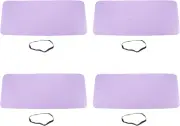 4X Yoga Knee Pad 15Mm Yoga Mat Large Thick Pilates Exercise Fitness Pilates Work