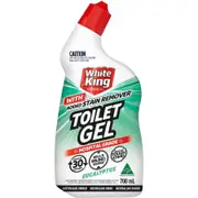 White King Toilet Gel with added Stain Remover Eucalyptus 700ml