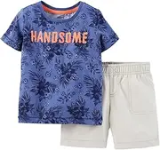 Carter's Baby Boys' 2 Piece Short Set (Baby) Handsome