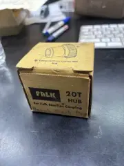 FALK 20T HUB FOR FAULK STEELFLEX COUPLING MINIMUM PLAIN BORE