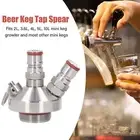 Beer Keg Growler Spear Stainless Steel Double Ball Lock Mini Keg Dispenser Mini