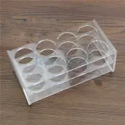 40mm Dia 8 Holes PMMA Rack Stand For 100ml Centrifuge Tubes Test Tube