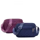 Lattice Middle Aged Shoulder Bag Large Capacity Woman Messenger Bag Lady