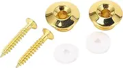 Guitar Strap Button Metal Secure Locking Gold Universal Strap End Pins Acoustic Electric Bass Ukuleles