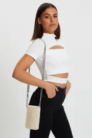 White Phone Case Bag - Size ONE, Women's Phone Accessories