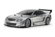 Tamiya 47493 Mercedes Benz CLK AMG Racing Version Silver 1:10 Assembly Kit