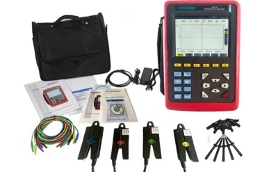 Power Quality Meter Analyzer with Transient Record Groups 150 Groups 10mA~10A