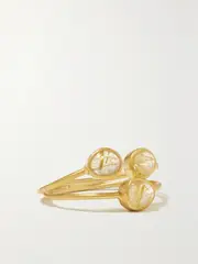 [Pippa Small] Pippa Small - 18-karat Gold Quartz Ring - 7 7 Gold