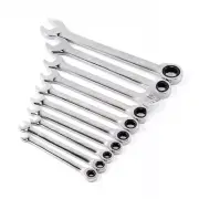 1/4-11/16 Inch Ratchet Wrench Set of Keys High Torque Spanner Tool 72-Tooth Tool