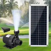DC 800l/h 12V Brushless Solar Water Pump 10W Solar Panel Pump Fish-Pond-Garden