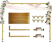 Over The Table Rod Stand | Adjustable Table Arch Kit with Clamps - Romantic Decorating Rod, Party Tableware, Balloon Frame, Desk Flower Decor Support for Birthday