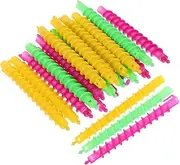Healeved Home Perm Kit Pcs Perm Rods for Women Long Hair Styling Salon Tools Abs Material