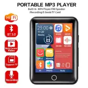 2.5" Full Touch Screen Bluetooth MP3 Player HiFi FM Radio Recorder Speaker 4GB