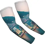 [FSCEV] Hong Kong Sun Protection Arm Sleeves Outdoor Essentials Cooling Compression Golf Hiking Cycling