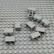 LEGO Brick - Light Bluish Gray - 1 x 2 - QTY x10