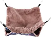 Happyyami Chinchilla Hammock Hanging Bed for Small Pets Soft Warm Nest for Sugar Gliders Hamsters and More Durable Breathable Design Flamingo Pattern Random Color