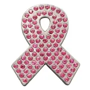 54HS Set Of 32 Western Screw Back Concho Crystals Breast Cancer Bling Cowgirl