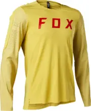 Fox Flexair Pro Long Sleeve Jersey - Pear Yellow