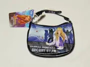 NEW W/ TAG DISNEY, MILEY CYRUS-HANNAH MONTANA MULTICOLOR PURSE 6"W. X 4 1/2" H