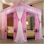 Mosquito Net for 2m/6.6ft Bed, All Season Bed Canopy with Metal Brackets, Easy to Install (Color : Style 11, Size : 2x2.2x2m)