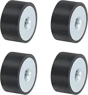 uxcell 4Pcs 30 x 15mm M8 Female Thread Rubber Mounts, Vibration Isolator, Replaces Anti Vibration Pads Flat Silent Block Base Block