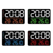 11in Precise Table Clock LED Wall Clock with Alarm, Digital Calendar for Home