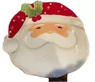 Grasslands Road Tidbit Santa Christmas Plate