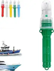 3 PCS Boat Flares for Boating, 2025 Upgraded Electronic Boat Flare, Boats Strobe Safety Lights Kit Navigation Lights, Waterproof Safety Kit Emergency Signals for Fishing Nets (Double flash,1Pcs)