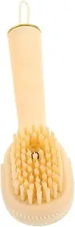 Ipetboom Multifunctional Boot Cleaning Brush with Liquid Dispenser Soft Bristles for Safe Use Shoes and Clothes Press to Dispense Design for Convenient Household Cleaning