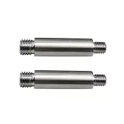2PCS 85MM Extend Rod 5/8 & M12 Thread Extension Adapter GPS RTK Stainless Steel