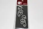 ZVA Creative Self Adhesive Crystals - Symmetrical C Clear Crystals CRW02CA 106