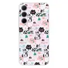 Printed silicone case compatible with Samsung Galaxy A55 5G Meow