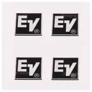 4pcs EV Electro-Voice ElectroVoice Speaker Badge Logo 35mmX35mm