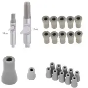 Dental Saliva Ejector Suction Valve Strong&Weak Tip Adaptor/Rubber Snap Tip