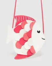 Multi Colour Kids Fish Crossbody Bag