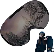 Snowboard Goggles Over Glasses Men | TPU Frame UV Protection Ski Goggles - UV Protection Ski Goggles Unbreakable PC Lenses For Men, Women, Youth