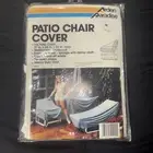 Vintage 1980s Arden Paradise Patio Chair Covers Waterproof Blue Gray 27x34 Kmart