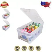 Organized Isacord Thread Box with 36-Spool Capacity and Machine Washable Design