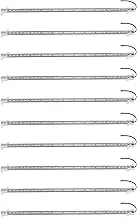 Mellisso 10X 50CM 12V 36 LED 5630 SMD Hard Strip Bar Light Aluminum Rigid White