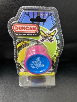 Duncan YoYo Butterfly XT Intermediate Blue Pink 2020 Ball Bearing Axle Tricks