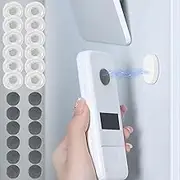 DJAPWPX 12 Pcs Magnetic Remote Control Holder Remote Control Organizer Strong Magnetic TV Remote Wall Mount Holder Self Adhesive TV Remote Control Rack for Home Office School (White)